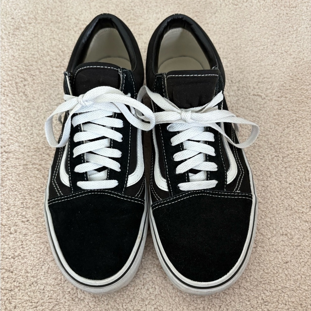 Vans Black and White Old Skool Sneakers